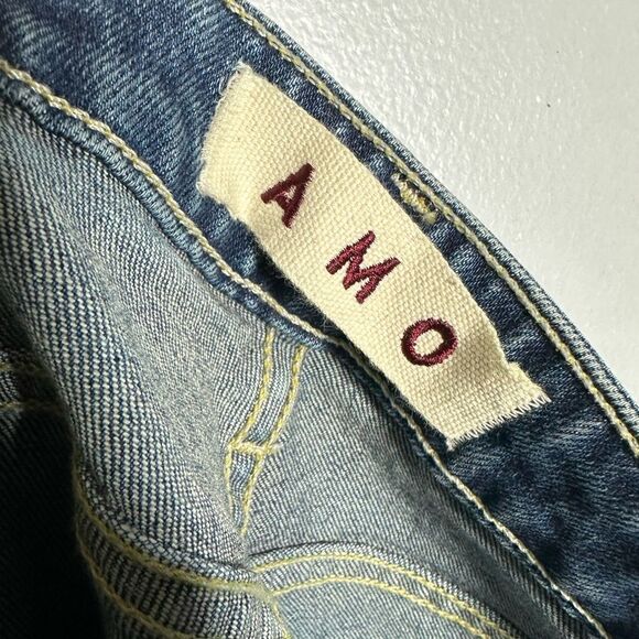 Amo Twist Seam Mid Rise Ankle Skinny Jeans In Liberty women’s Size 28 - Picture 6 of 6